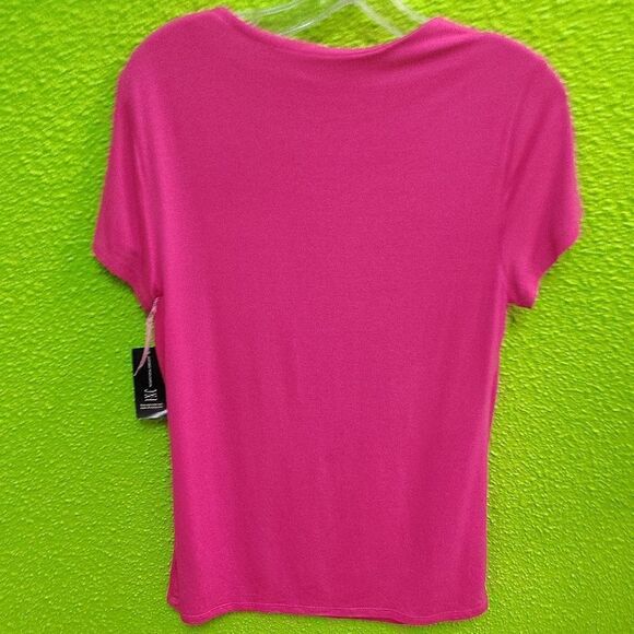 INC International Concepts Pink Short Sleeve T-Shirt - Picture 4 of 4